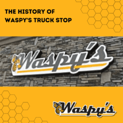 Featured image showing the Waspy's Truck Stop sign.
