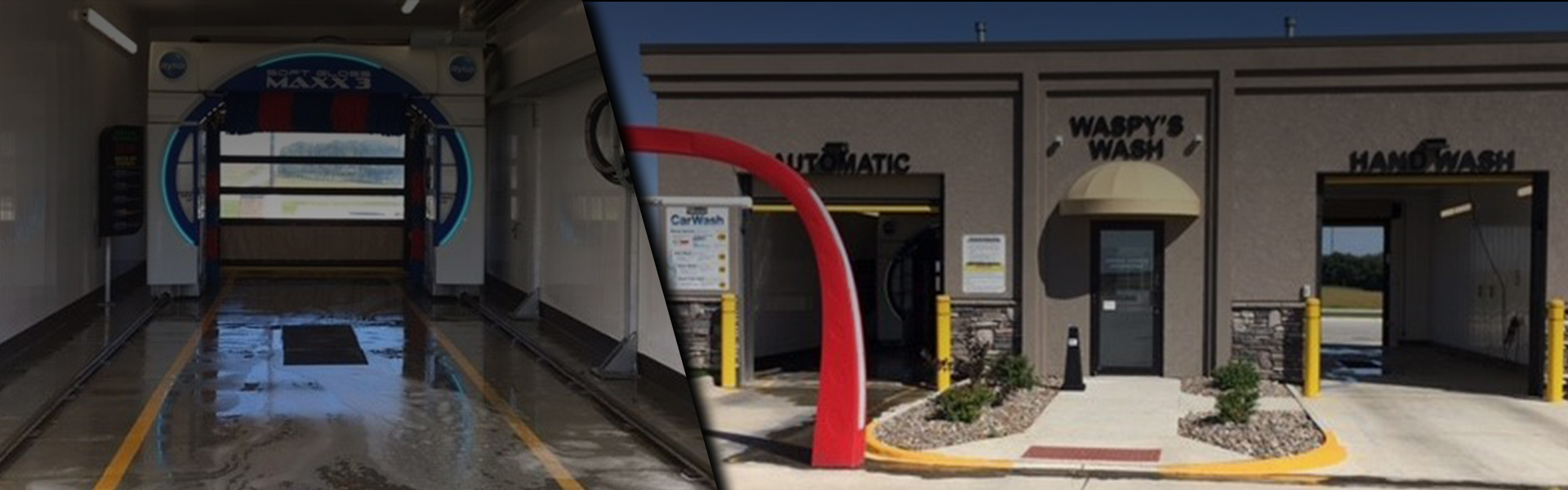 car wash banner 2 Waspy's Truck Stop Waspy's Truck Stop