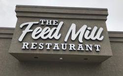 exterior items at the feed mill
