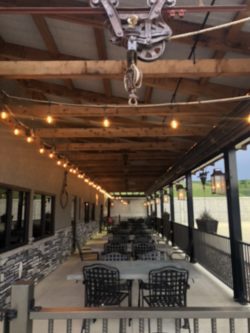 the feed mill outdoor patio