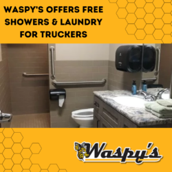 Waspy's Offers Free Showers & Laundry for Truckers