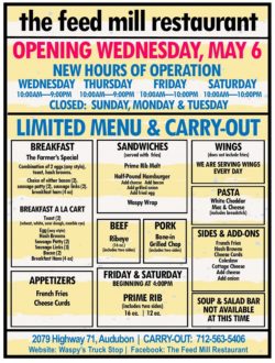 The Feed Mill Menu and Carry Out
