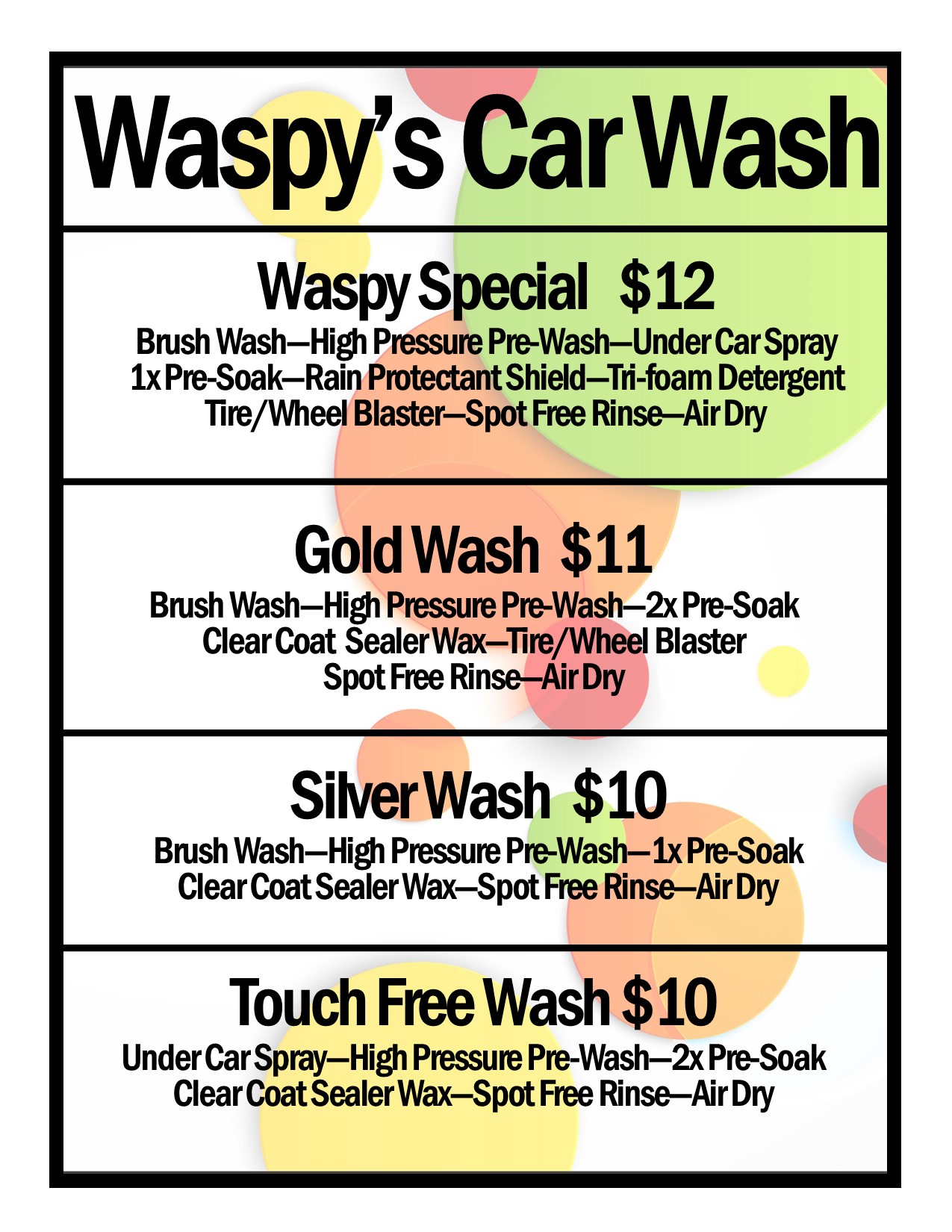 Waspy's Audubon Car Wash Automatic & Hand Wash Available