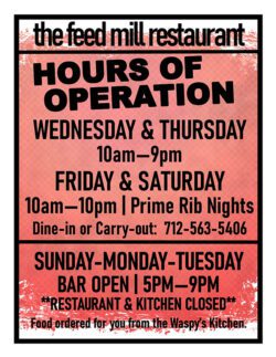 Hours of operations