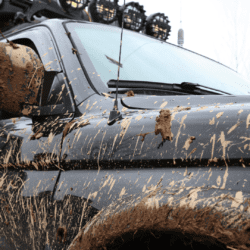 Muddy truck