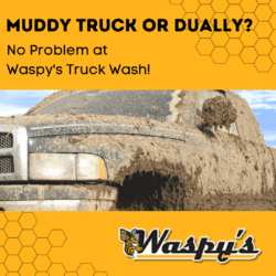 If your truck, dually, or ATV is muddy, get it sparking clean at Waspy's Truck Wash in Audubon, IA.