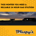 Waspy's is a 24 hour gas station