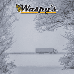 Get the salt off your truck this winter at Waspy's truck and trailer wash.