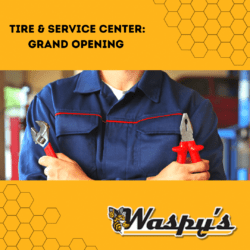 Stop by and see us at the Waspy's Tire & Service Center located in Audubon, IA.