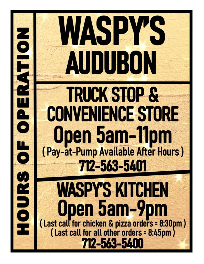 Waspy's Audubon Truck Stop hours of operation