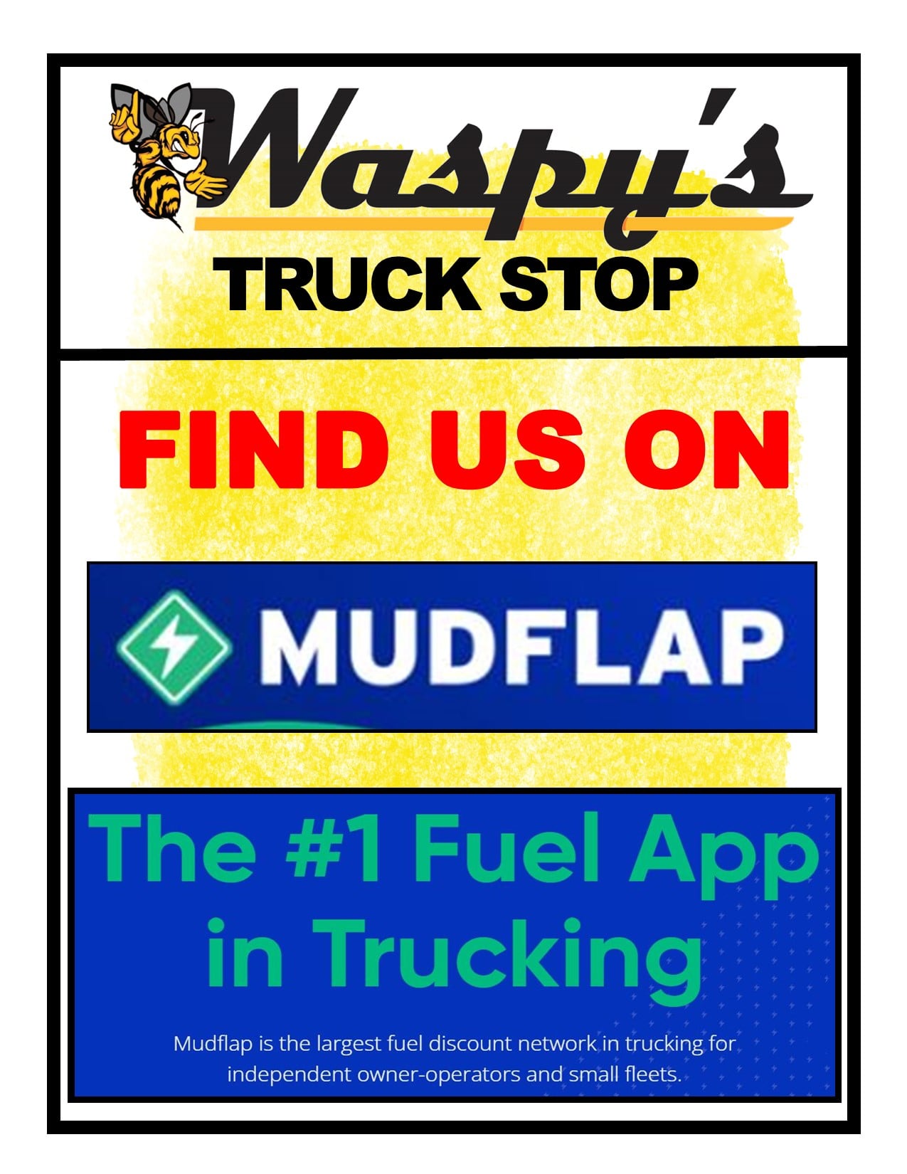 Mudflap fuel app in trucking