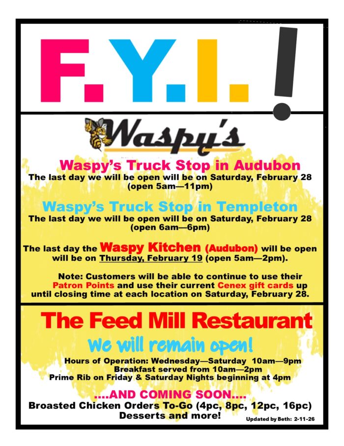 Final timeline information