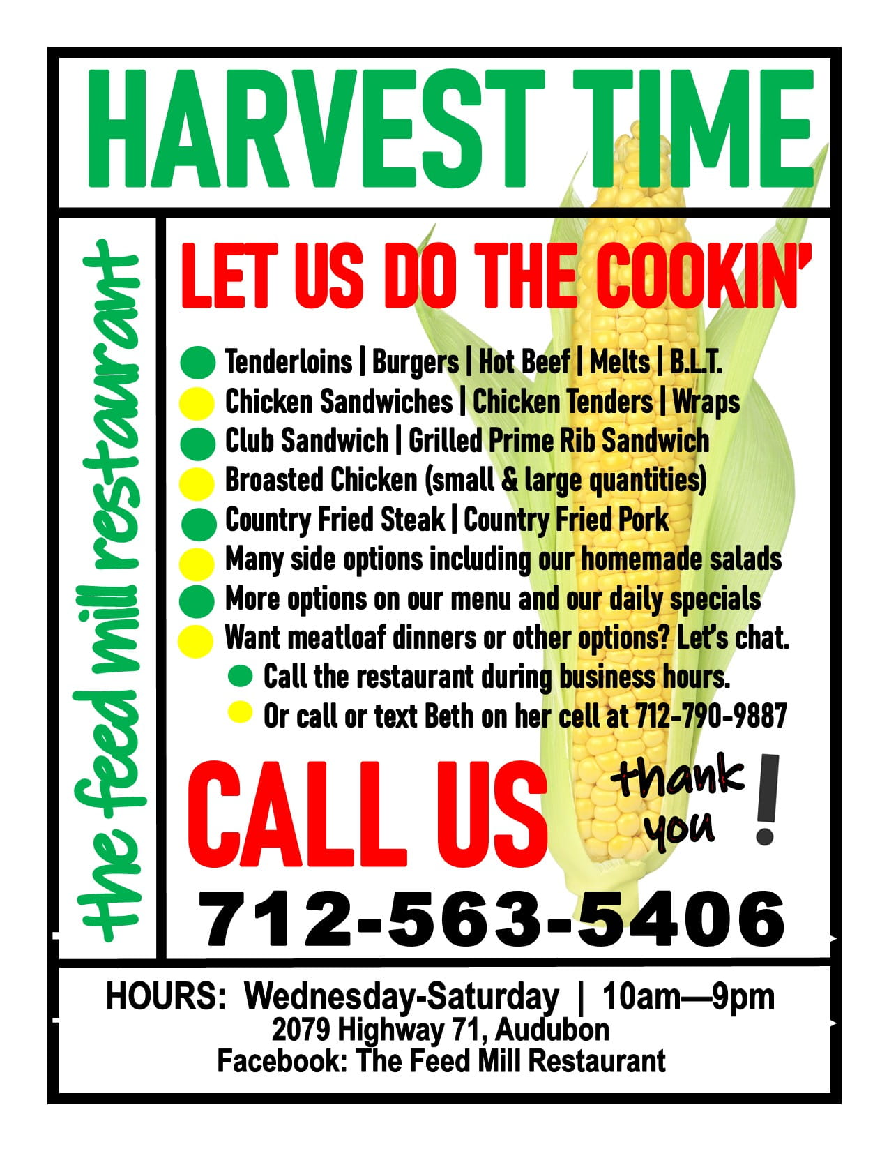 Harvest Time 2026